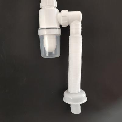 1 set tubo di scarico per lavandino, installazione semplice, kit tubo per fognatura universale resistente agli odori, per bagno, cucina domestica