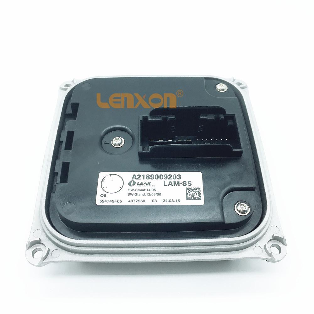 Mercedes-Benz LED Driver Module Ballast A2189009700, compatible with A1668203689 and A2189009203.