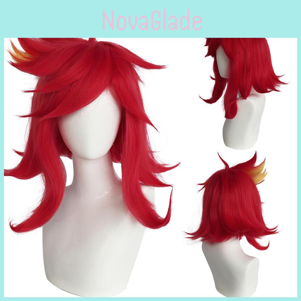 Hazbin Hotel Niffty Cosplay Wig With Layered Topper For Costume Parties And Role Play