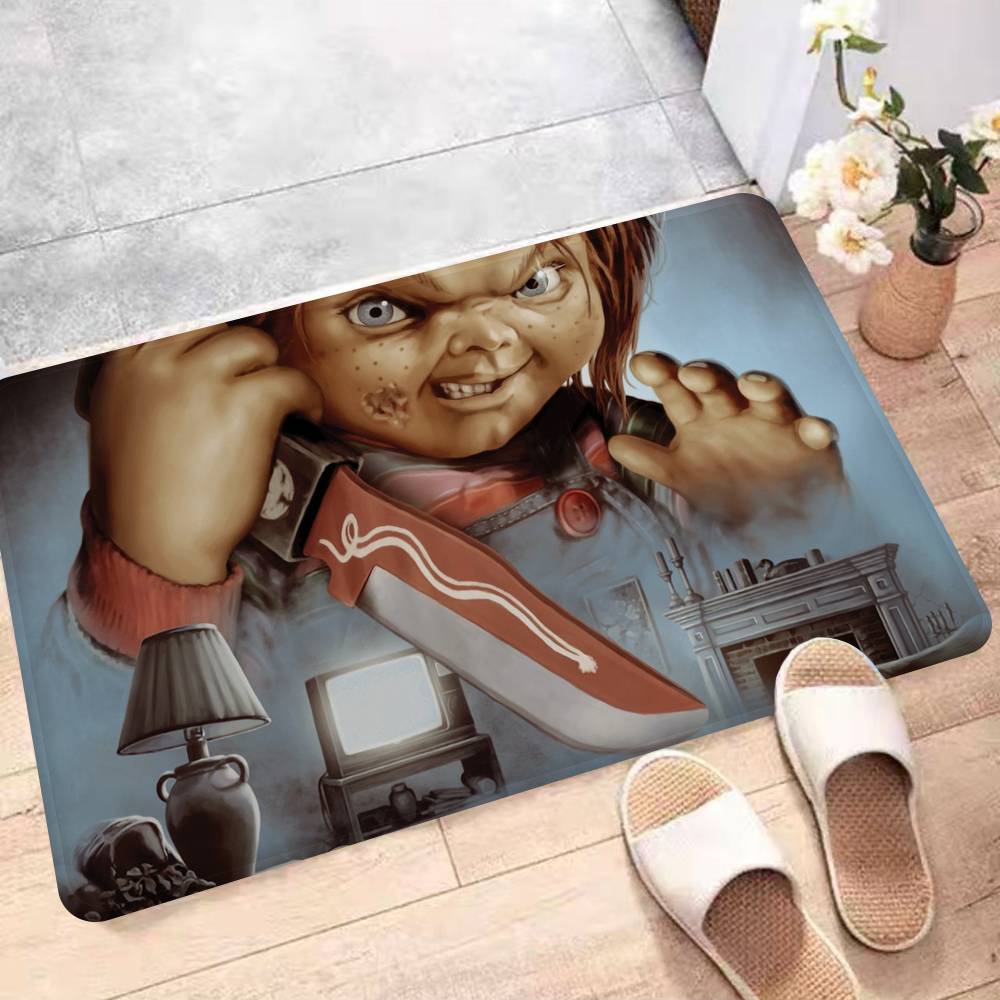 Horror C-Childs Play Kitchen Mat Nordic Style Bedroom Living Room Doormat Home Balcony Anti-Slip Welcome Rug