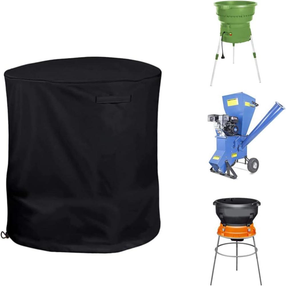 1pc Outdoor Electric Wood Shredder Dust Cover 210D/420D Oxford Cloth 85*110cm Heavy-Duty Waterproof Chipper Protection Covers