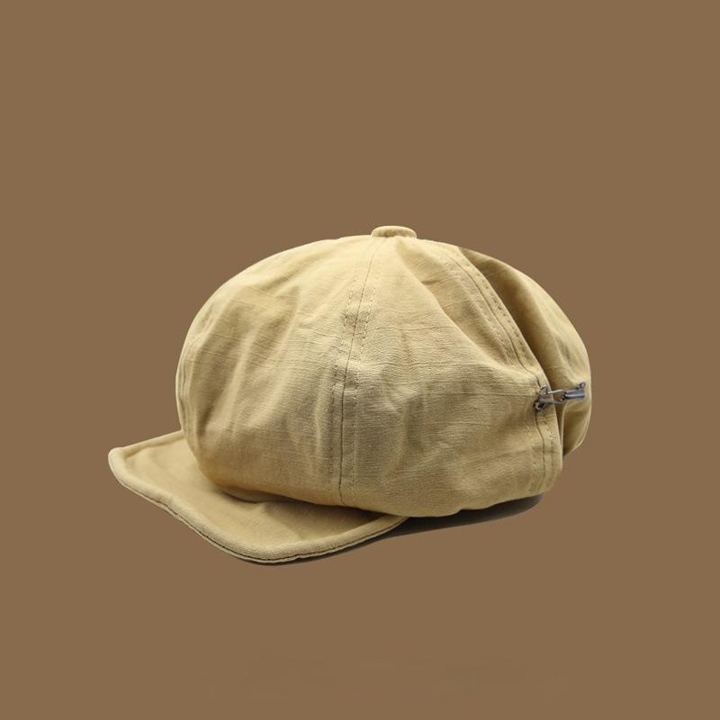 Beret Retro Cloud Hat Women's Face Show Small Artistic Painter Hat Versatile Simple Vintage Short Eaves