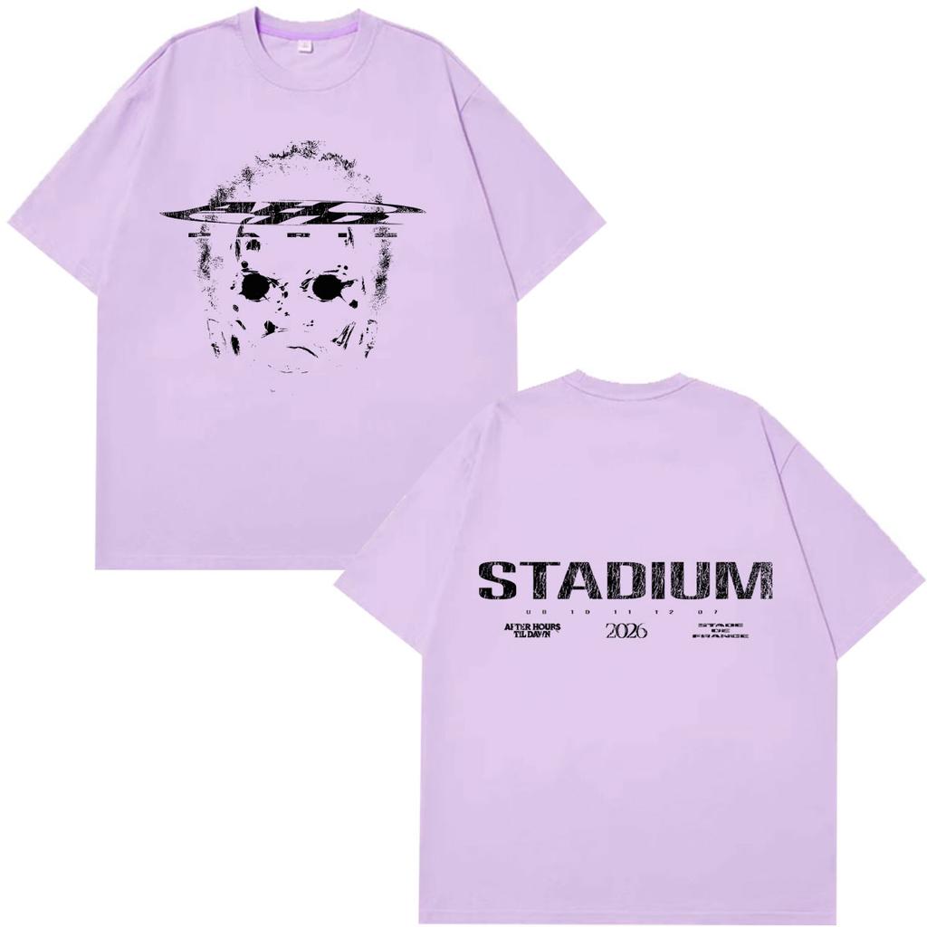 The Weeknd After Hours Til Dawn Tour 2026 T Shirts Unisexs Vintage Fashion Clothing Tshirt Hip Hop Short Sleeve Cotton Tshirts