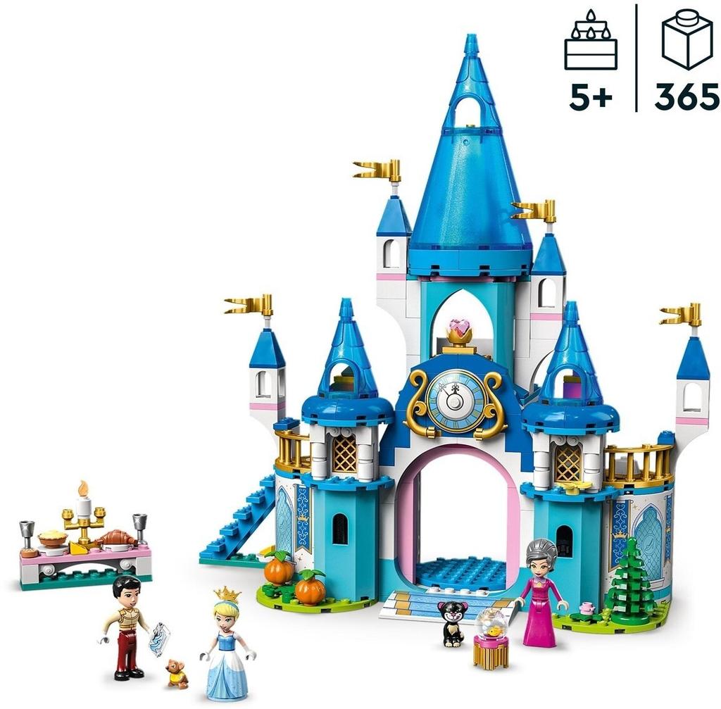 LEGO конструктор дом Disney Princess – Замок Золушки (43206)