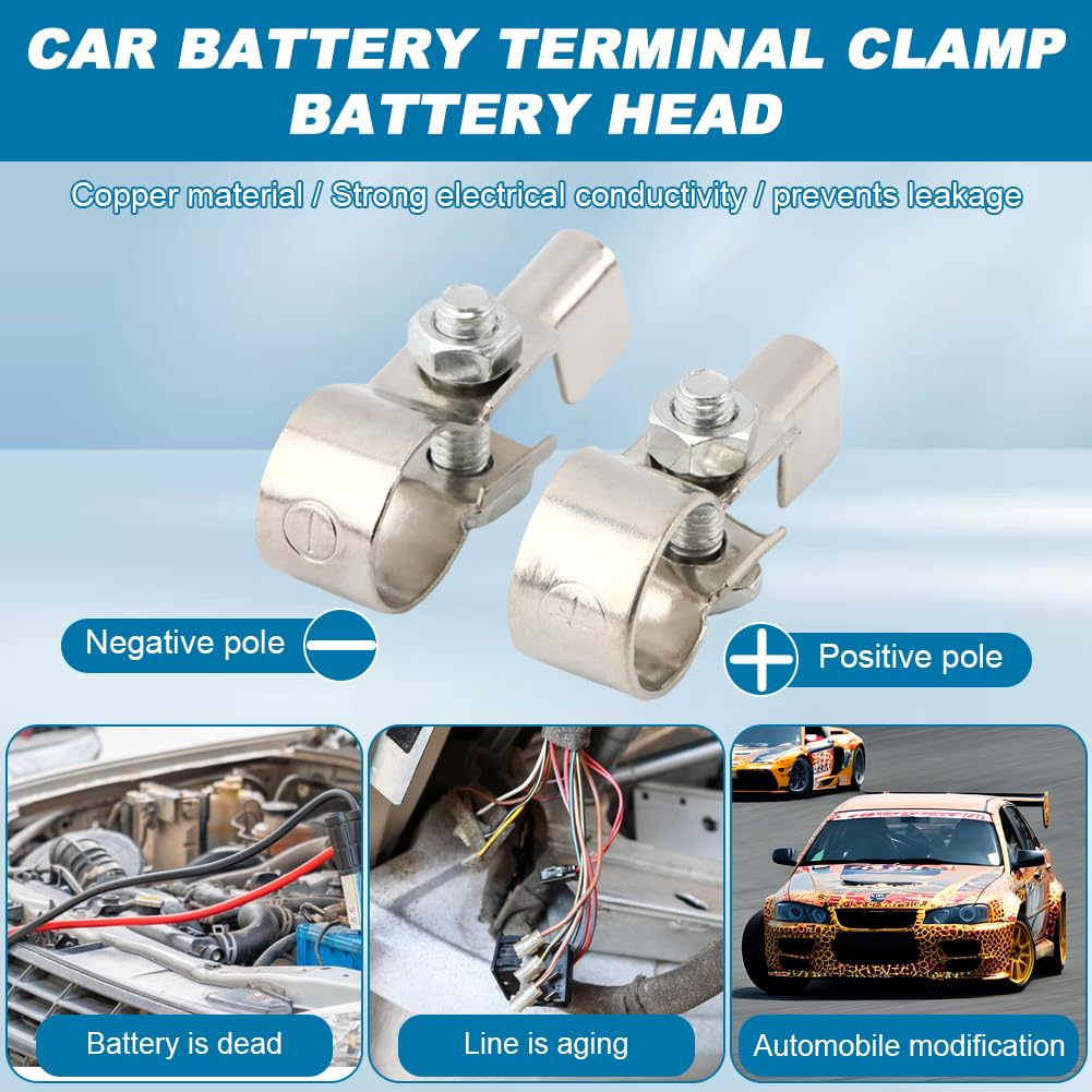 Top Post Battery Disconnect Switch, 12-24 V Battery Kill Switch Negative On/Off, 12V/300A, Heavy-Duty Top Post Batteries Switches for Cars, Vehicles,