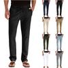 Spodnie męskie Fashion Business Casual Luźne, proste spodnie