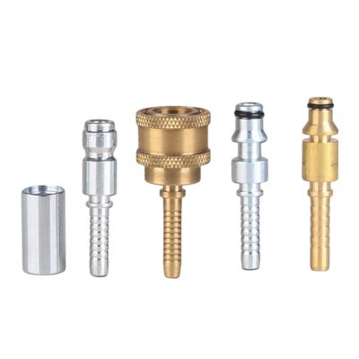 2Pcs Auto Waschmaschine Wasser Reinigung Schlauch Rohr Fitting Twist Stecker Hochdruck Washer Schlauch Einsatz Armaturen