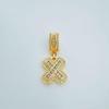 European Rock Candy Necklace: 26-Letter Pendant, Hip Hop Fashion Jewelry Accessories