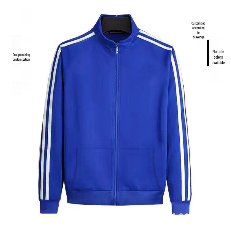 Chaolun Men's Stand-Up Collar Casual Sports Suit - Spring and Autumn, School Uniform, Jiamusi Square Dance Team.