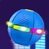 Magic Transforming Flying Saucer Ball, Ball, Shape-Changeable (Blue)
