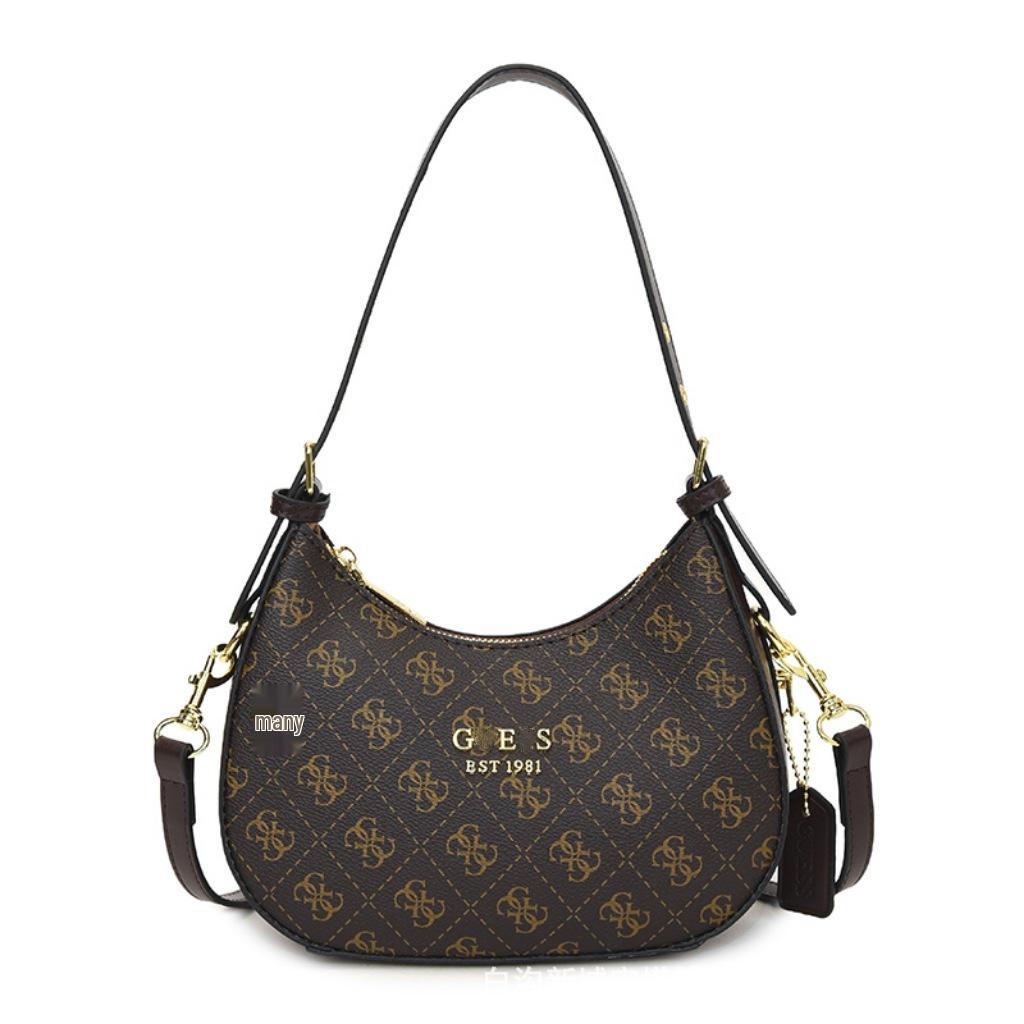 Bolsa Transversal Retrô Europeia Feminina - Alta Qualidade, Versátil, Estilo Ombro Único com Design de Letras