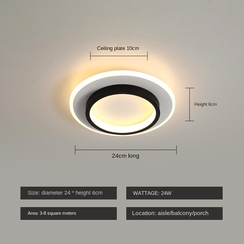

Светодиодный потолочный светильник, современный подвесной светодиодный светильник для входа, гостиной, спальни, коридора, атмосферное освещение, лампа в стиле минимализм