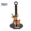 Wooden Kitchen Roll Dispenser Christmas Paper Towel Holder, Decorative Vertical Dispenser, Holder Stable Weighted Base Organizer for Holiday