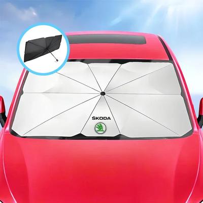 Car Front Windshield Sunshade Suitable for Rapid Fabia Octavia Superb Kodiaq Karop Kamiq Car Sunshade Interior Accessories