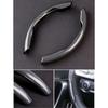 Set Of 2 Elegant Carbon Fiber Design Steering Wheel Covers Strong Natural Fiber Construction Case for Season Use