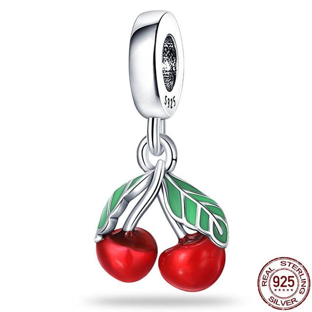 Argent Sterling 925   Perle Charm S'adapte lBracelet Collier Femmes Pendentif Caméléon Bijoux Fins DIY