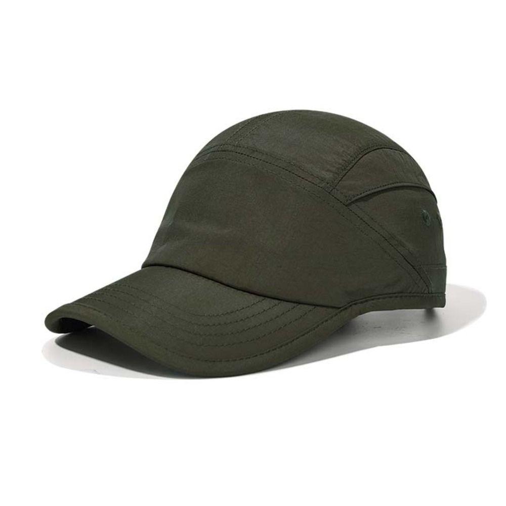 Waterproof 5-Panel Cap Drawstring Elastic Quick-dry Hat Spring Summer Baseball Cap  Outdoor Sports