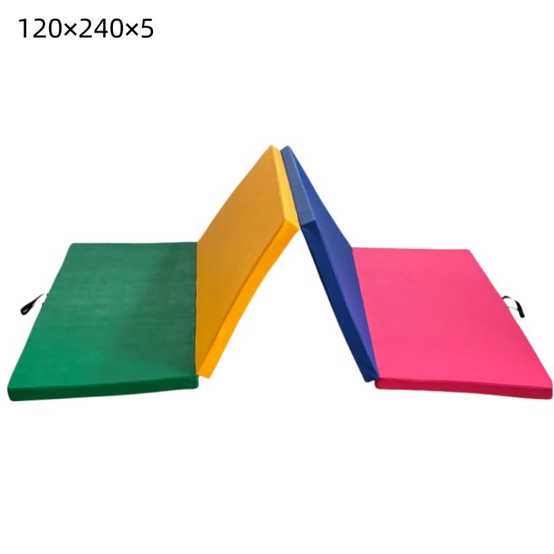 WEZHO Children's Rainbow Folding Fitness Mat
