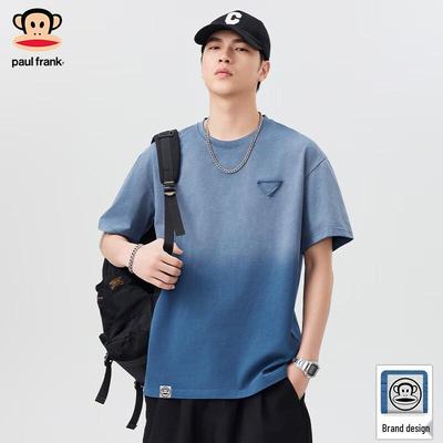 T-shirt da uomo a maniche corte in cotone pesante
