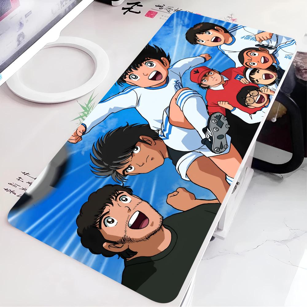 Football Comics Captain Tsubasa Mouse Pad Anime game mause pads cs lol XXL Home HD Computer Desk Mats Carpet Gamer Office Laptop