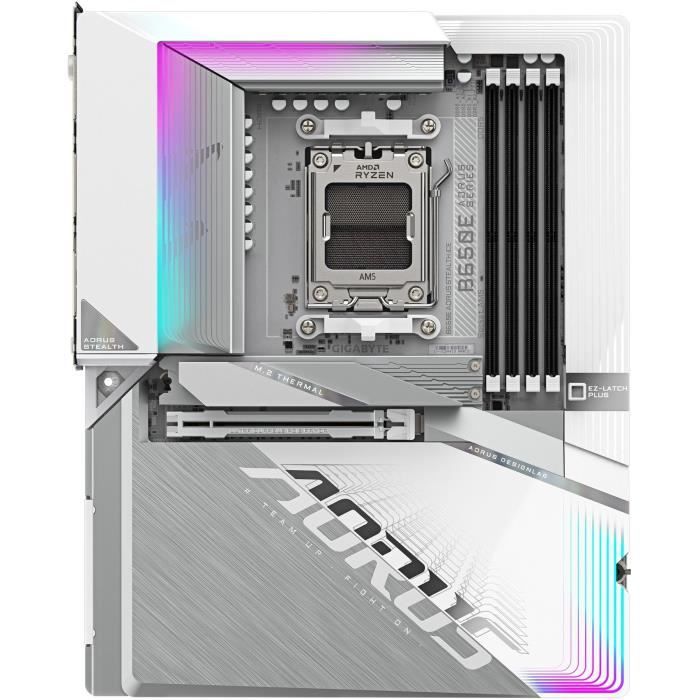 Carte mère - GIGABYTE - B650E AORUS STEALTH ICE - AMD AM5 - DDR5 - Wi-Fi 7