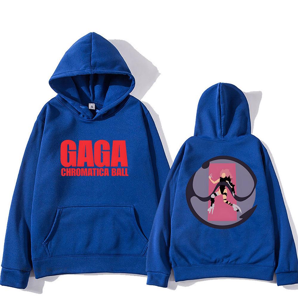 Retro Kapuzen-Damen-Lady Gaga-Bequemes Fleece-Sweatshirt mit Kapuze Gothic-Kleidung Roupas Femininas Punk-Pullover