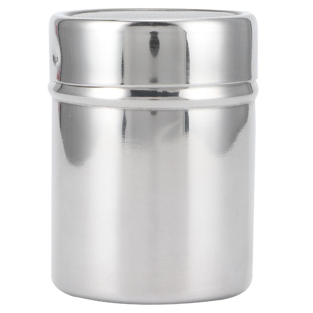 Stainless Steel Coffee Powder Shaker Cocoa Powder Dredger Kitchen Utensils 0.5mm Hole Diameter