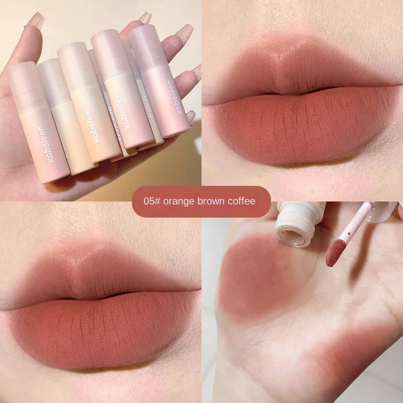 Sweet Kiss Milk Lip Glaze Velvet Matte Lip Mud White Lipstick Natural Nude Colour