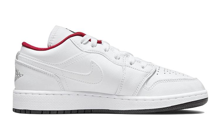 Jordan Kids Air Jordan 1 Low "White/Red" Sneakers 553560-164