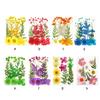 Dried Flowers Set DIY Tools Photography Real Flower Decal Handicraft Filling Pressed Specimen Label for Craft Necklace