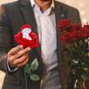 Überraschungs-Ringbox in Rosenform, Ringaufbewahrungsbox, Valentinstagsgeschenk, Heiratsantrag und Überraschungsgeschenk, langlebige Ringbox