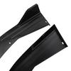 Rear Bumper Lip Splitter   Car Side  Fins Body Lip Spoiler Chin Skirt Protector, Black