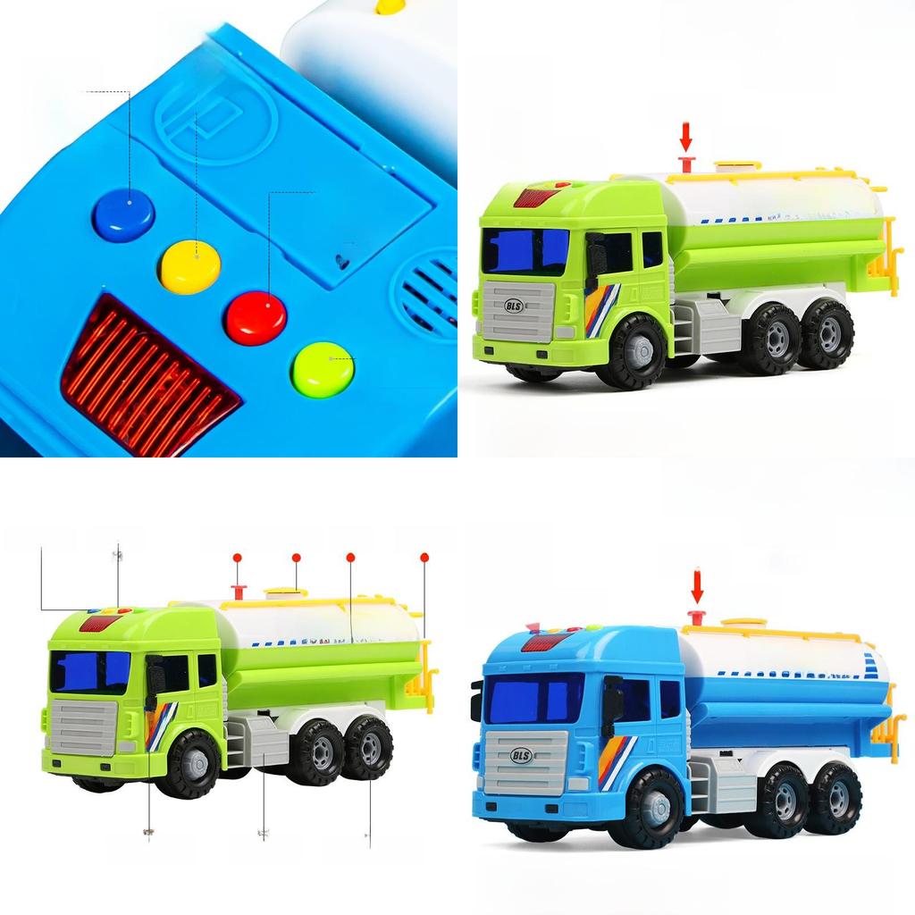 Childrens Water Spray Truck Model With Music And Flashing Lights For Boys Boys Toy Car