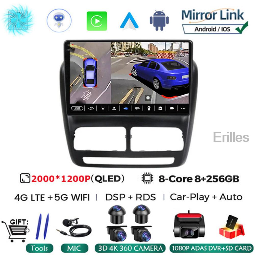Android 14 Car Radio For FIAT DOBLO / OPEL COMBO TOUR 2010-2015 GPS Navi 1280*720 QLED DSP Carplay Multimedia Player NO DVD