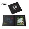 Family Photo Album Album, 6 Inch Cardboard with Black Paper Pages for DIY Memory Handmade Scrapbook Keeping, Portable Vintage Travel Celebrations,