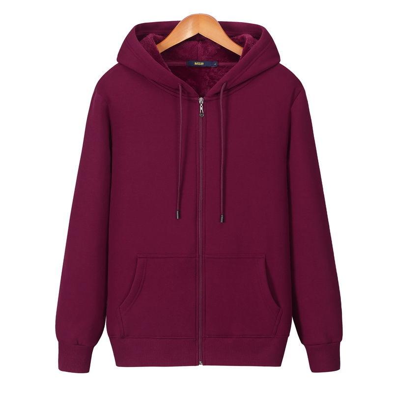 Casual Fashion Solid Color Stitching Hooded Sweatshirt Coat Autumn Men Clothing Jacket Plus Size