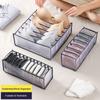 Foldable Underwear Storing Box Home Use Storage Drawer Divider Mesh Grid Organizer for