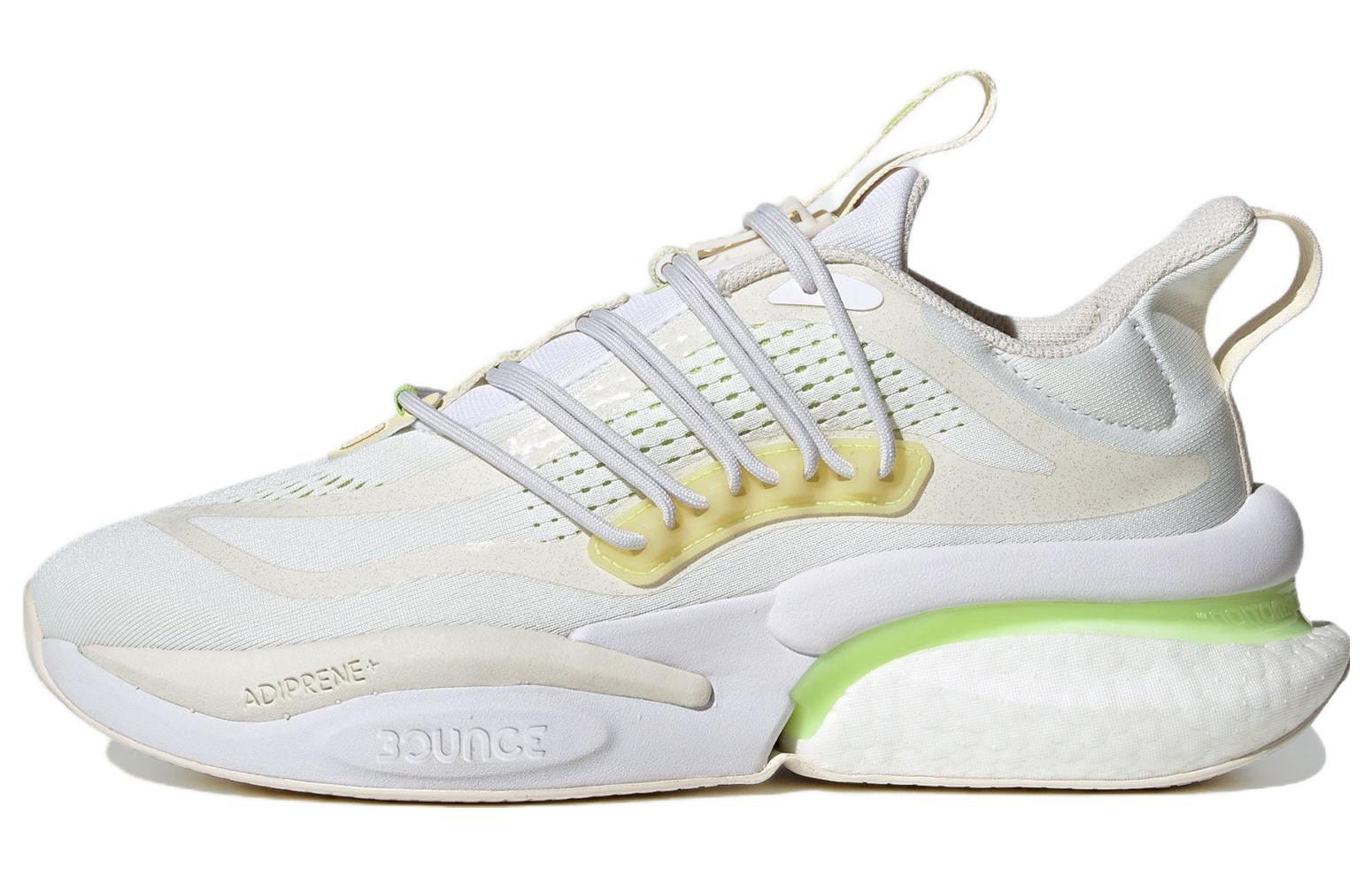 Adidas AlphaBoost V1 Running Shoes  White Yellow  IG3072 44