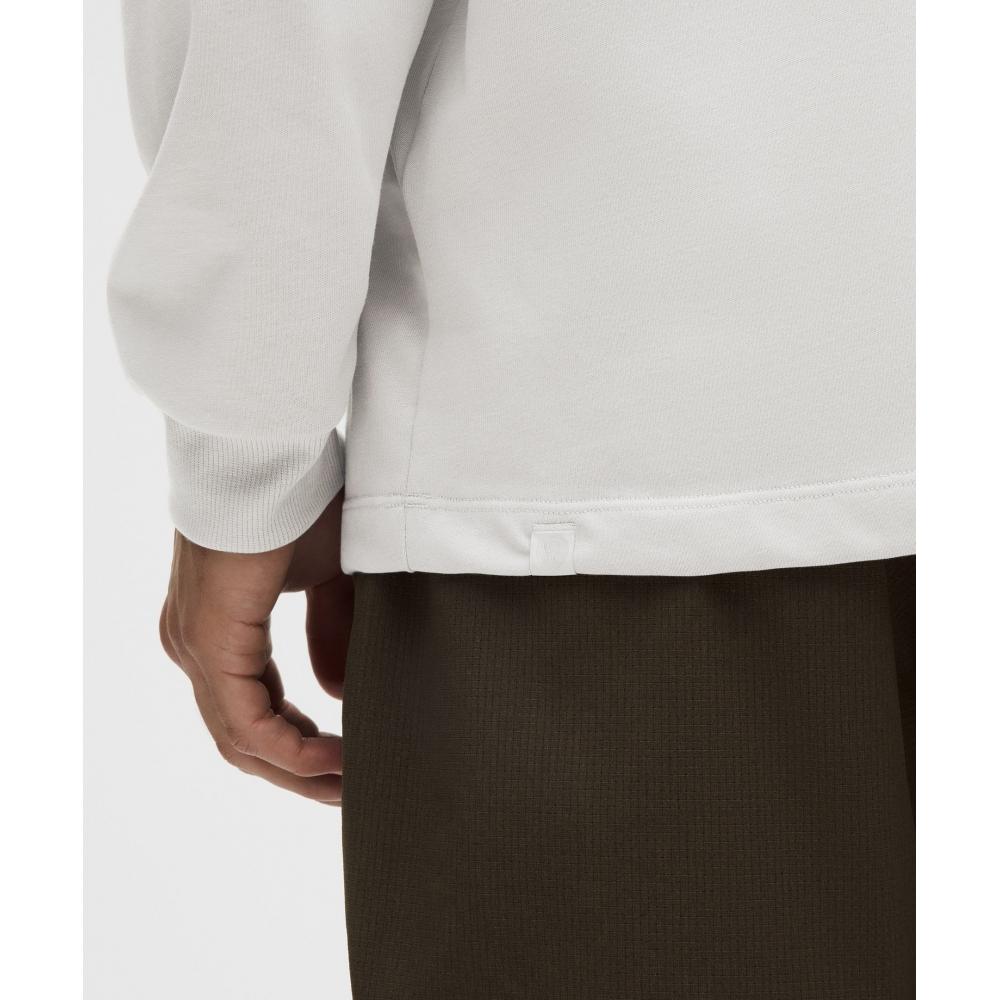 Lululemon Heavyweight Cotton Jersey Long Sleeve Shirt Dove Grey