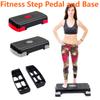 Фітнес-педалі з основою Міні-степер для бодібілдингу Регульований Нековзкий Стабільний Вантажопідйомність 200 кг Тренажер для домашнього спортзалу
