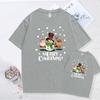 New Year Stylish Parent-Child Matching Outfit Set: Short Sleeve Family T-shirt for Christmas Photos - Includes Mother-Daughter Options