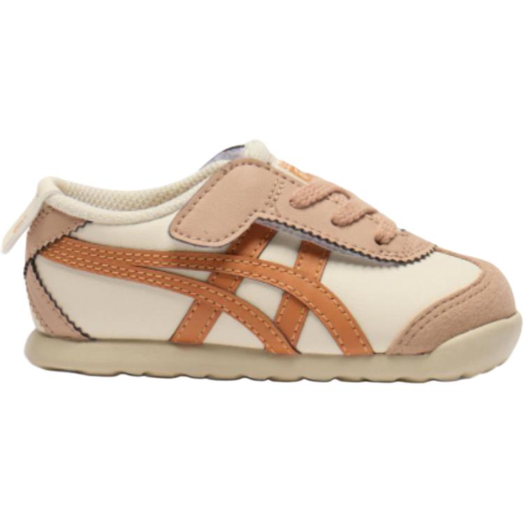 ONITSUKA TIGER Mexico 66 Comfortable Versatile Low-Top Walking Shoes Baby Sneaker Beige Orange 1184A074-205