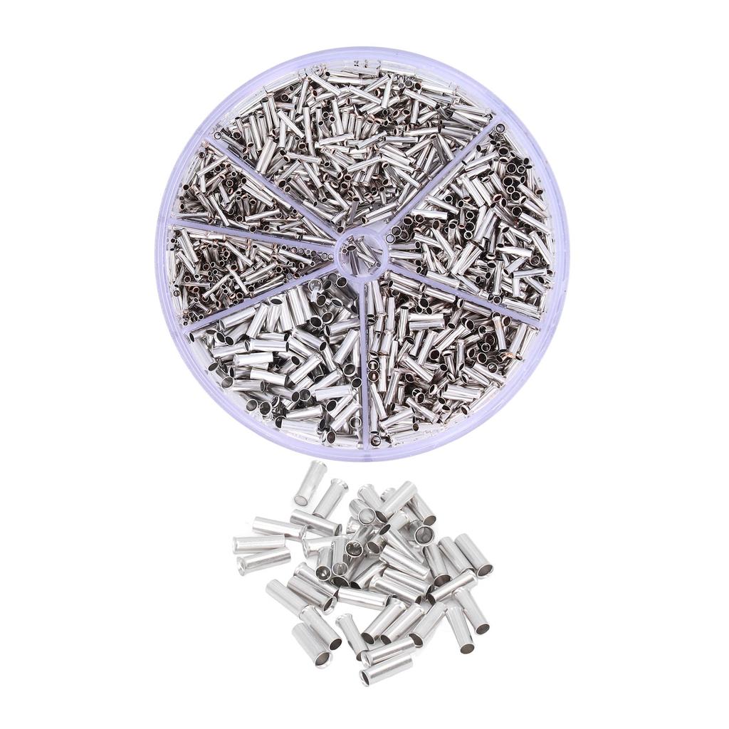 1900 ks neizolovaných krimpovacích konektorů s dutinkami o průměru 0,52,5 mm, 1422 AWG, sada pro kutily