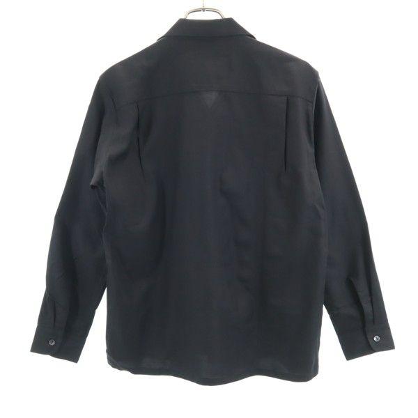 Unused Johnbull Long Sleeve Embroidery Shirt S Black Embroidery Men's Used