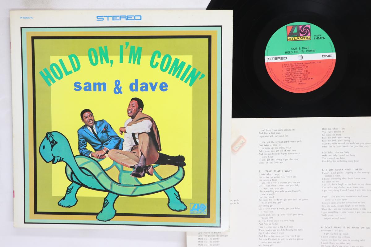 

LP Record SAM DAVE Hold On Im Comin P6027A ATLANTIC 1972 Japan SoulFunk Used
