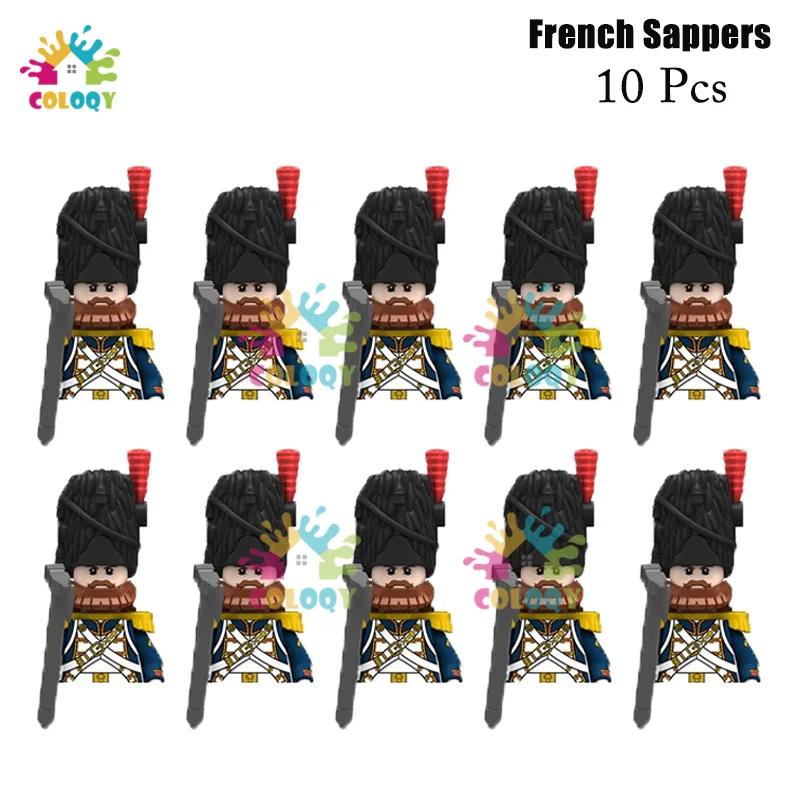 New Kids Toys Napoleonic Wars General Soldier Building Blocks Imperial Navy Mini Action Figures Toys For Kids Birthday Gifts