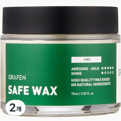 Cera capilar segura com grafeno, 75 ml, 2 unid.