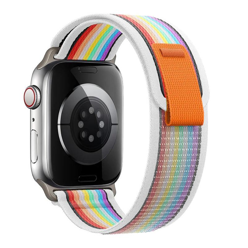 Nylonband für Apple Watch Band 49 mm 44 mm 40 mm 45 mm 41 mm 42 mm 44 45 49 mm Correa Armband iWatch Ultra Serie 7 6 5 3 SE 8 Armband