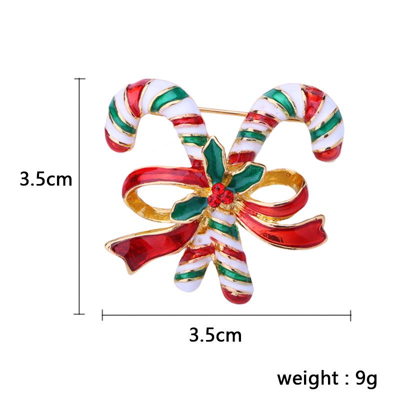 Christmas Brooch Set Santa Snowman Tree Pin Popular In Europe & US | Festive Lapel Pins for Xmas Sweater Decoration Men Women Body Accessories