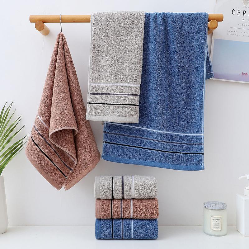 Cotton Towels For Adult Household Use Thickened Soft Absorbent Face Wash All Cotton Face Towels Stall Towels Absorbent Towels
